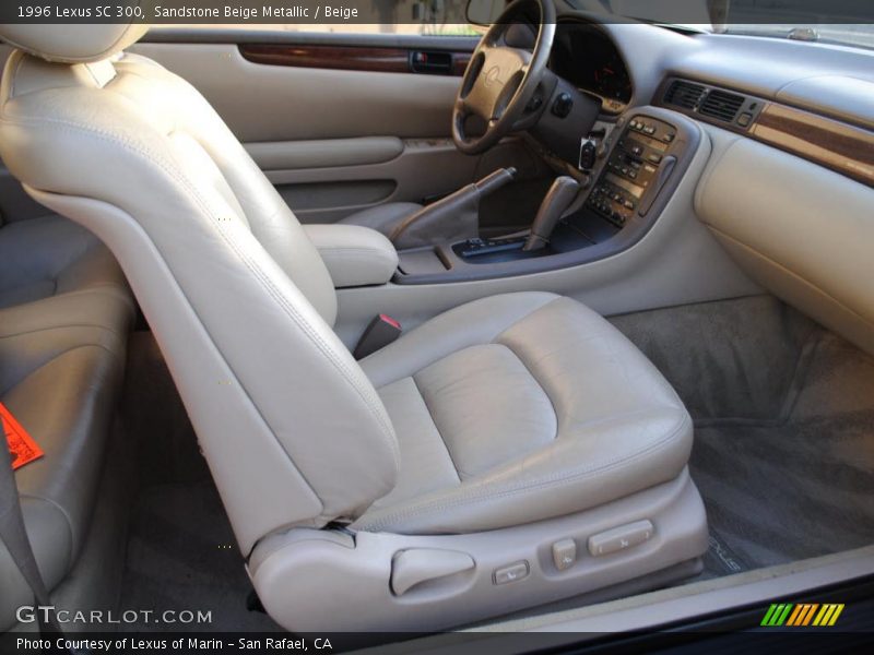 Sandstone Beige Metallic / Beige 1996 Lexus SC 300