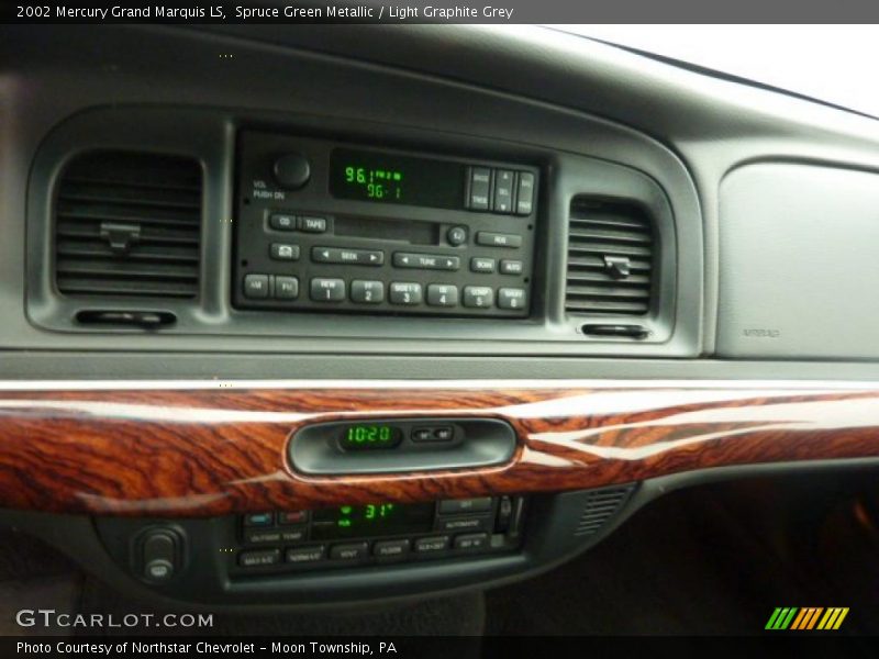 Spruce Green Metallic / Light Graphite Grey 2002 Mercury Grand Marquis LS