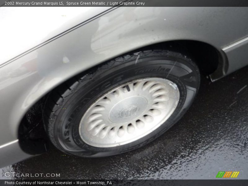 Spruce Green Metallic / Light Graphite Grey 2002 Mercury Grand Marquis LS