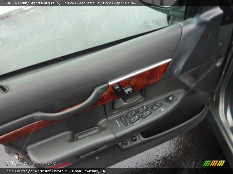Spruce Green Metallic / Light Graphite Grey 2002 Mercury Grand Marquis LS