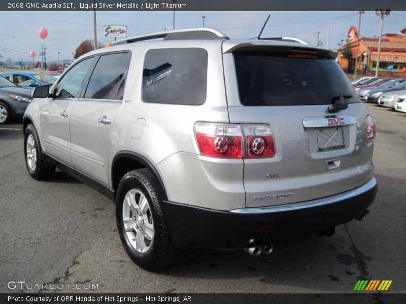 Liquid Silver Metallic / Light Titanium 2008 GMC Acadia SLT