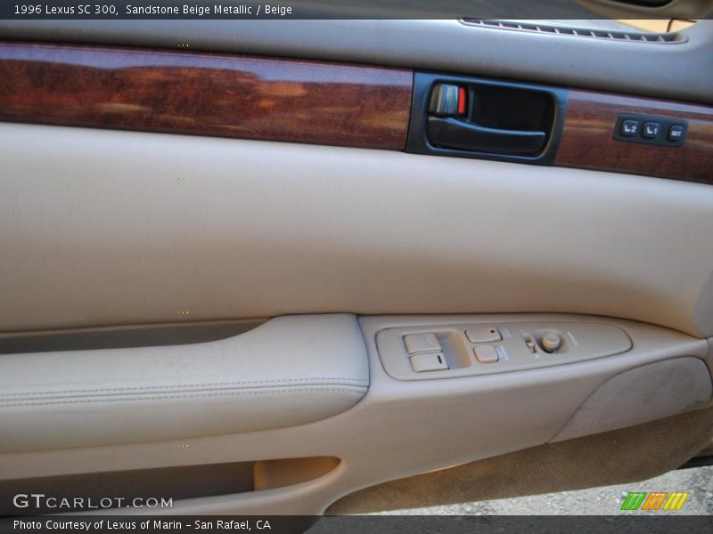 Sandstone Beige Metallic / Beige 1996 Lexus SC 300