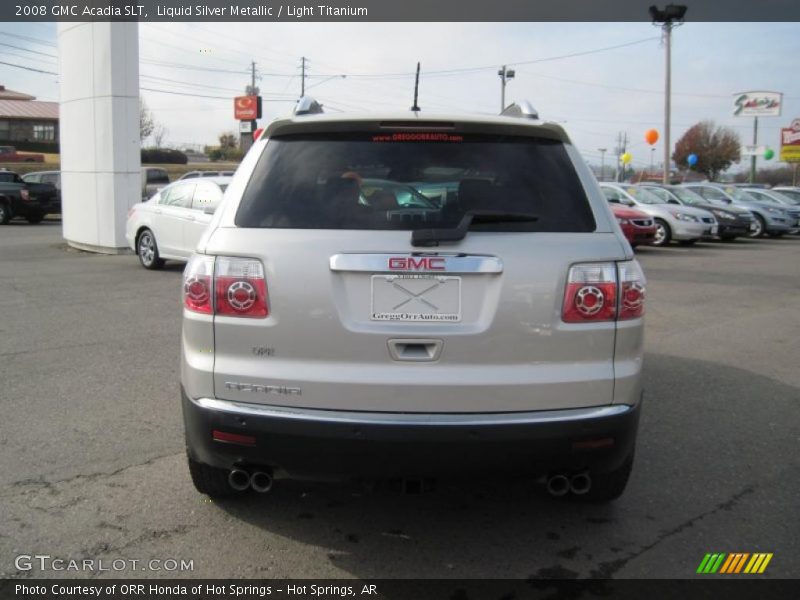Liquid Silver Metallic / Light Titanium 2008 GMC Acadia SLT