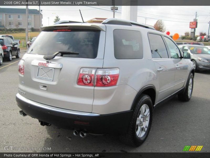 Liquid Silver Metallic / Light Titanium 2008 GMC Acadia SLT
