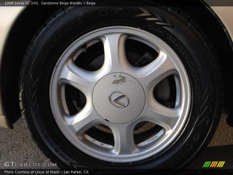 Sandstone Beige Metallic / Beige 1996 Lexus SC 300
