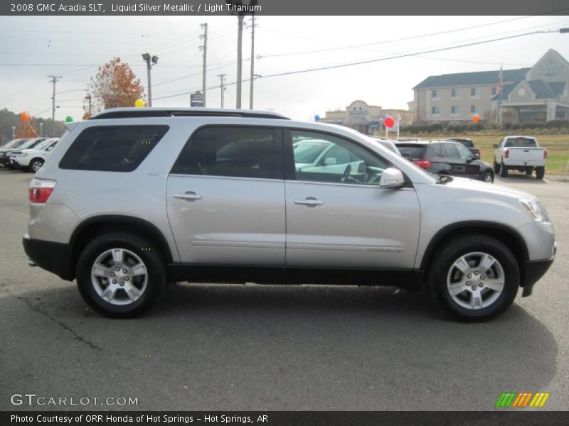 Liquid Silver Metallic / Light Titanium 2008 GMC Acadia SLT