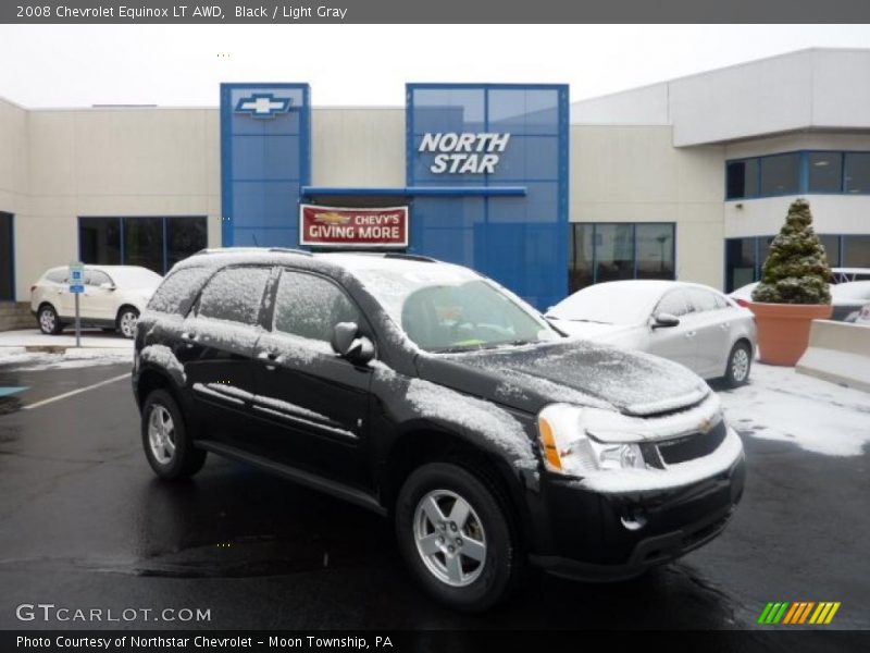 Black / Light Gray 2008 Chevrolet Equinox LT AWD