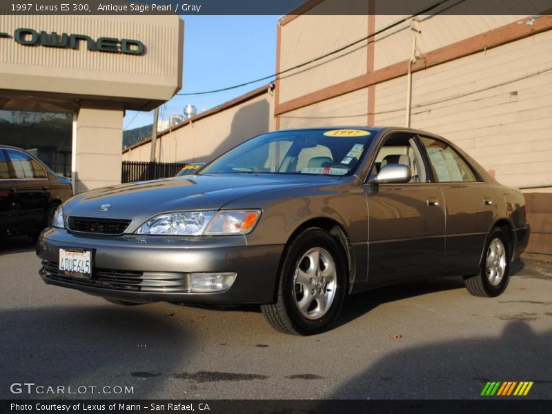 Antique Sage Pearl / Gray 1997 Lexus ES 300