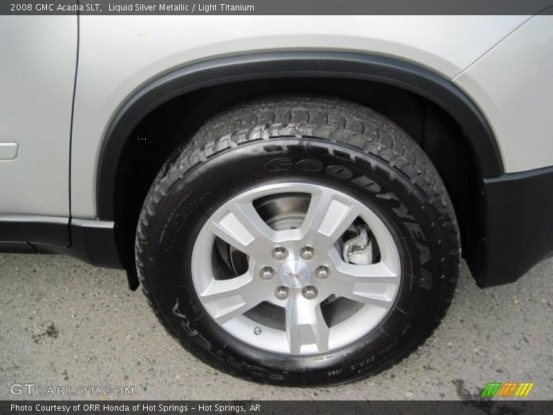 Liquid Silver Metallic / Light Titanium 2008 GMC Acadia SLT