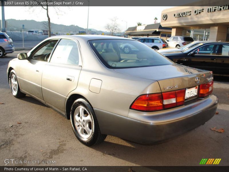 Antique Sage Pearl / Gray 1997 Lexus ES 300