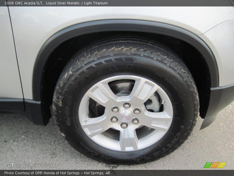 Liquid Silver Metallic / Light Titanium 2008 GMC Acadia SLT