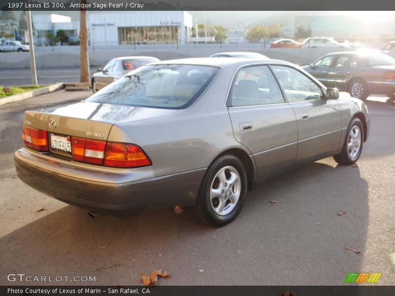 Antique Sage Pearl / Gray 1997 Lexus ES 300