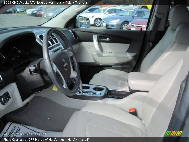 Liquid Silver Metallic / Light Titanium 2008 GMC Acadia SLT