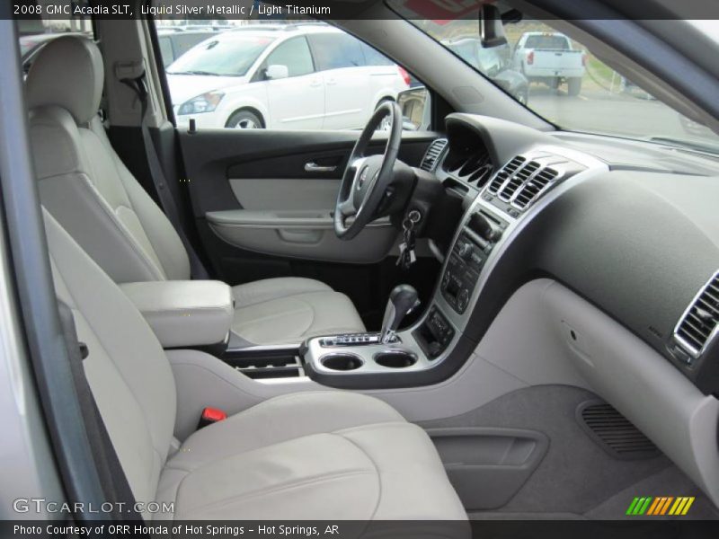 Liquid Silver Metallic / Light Titanium 2008 GMC Acadia SLT