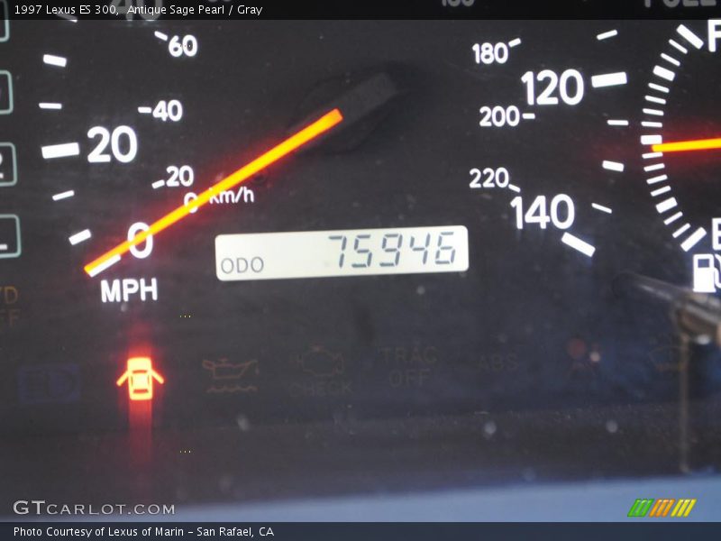 Antique Sage Pearl / Gray 1997 Lexus ES 300