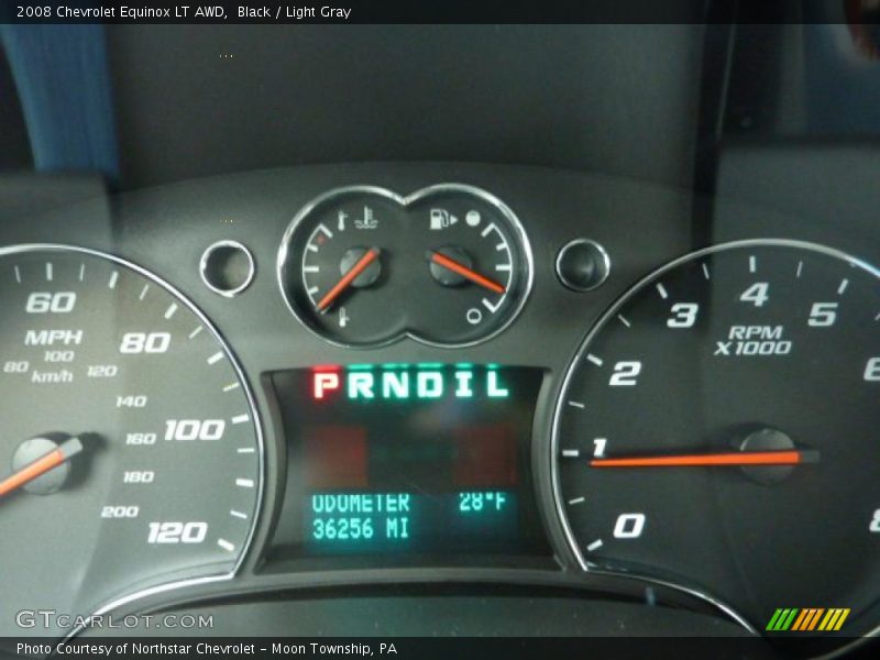 Black / Light Gray 2008 Chevrolet Equinox LT AWD