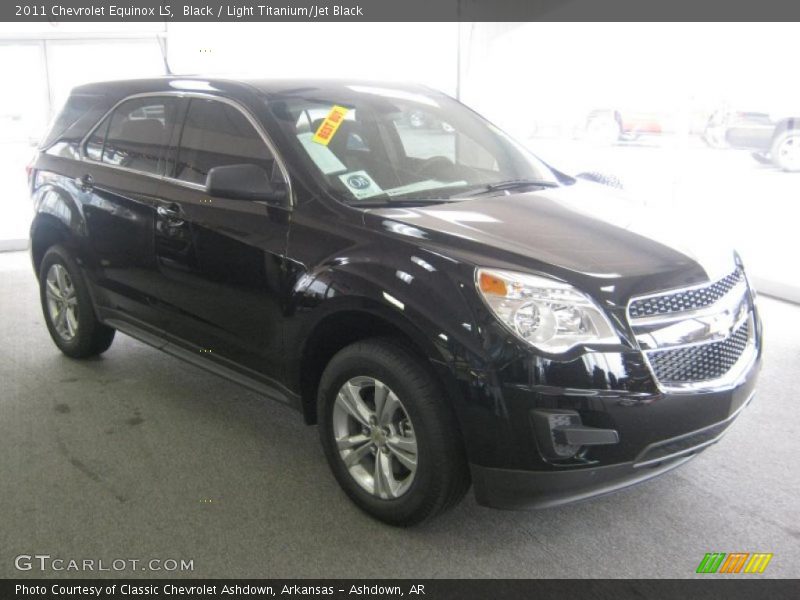 Black / Light Titanium/Jet Black 2011 Chevrolet Equinox LS
