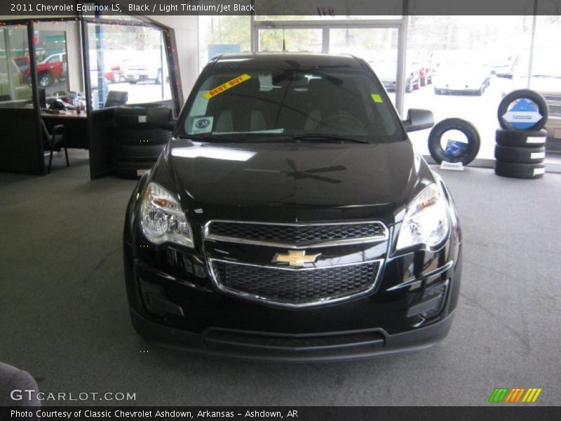 Black / Light Titanium/Jet Black 2011 Chevrolet Equinox LS