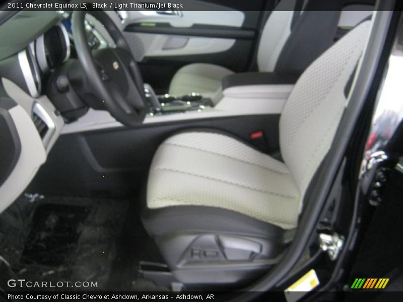 Black / Light Titanium/Jet Black 2011 Chevrolet Equinox LS