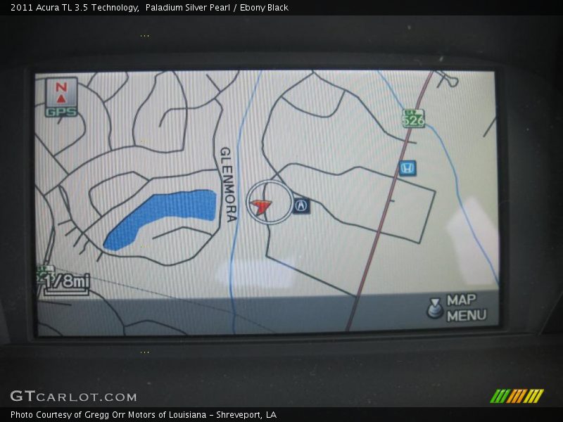 Navigation of 2011 TL 3.5 Technology