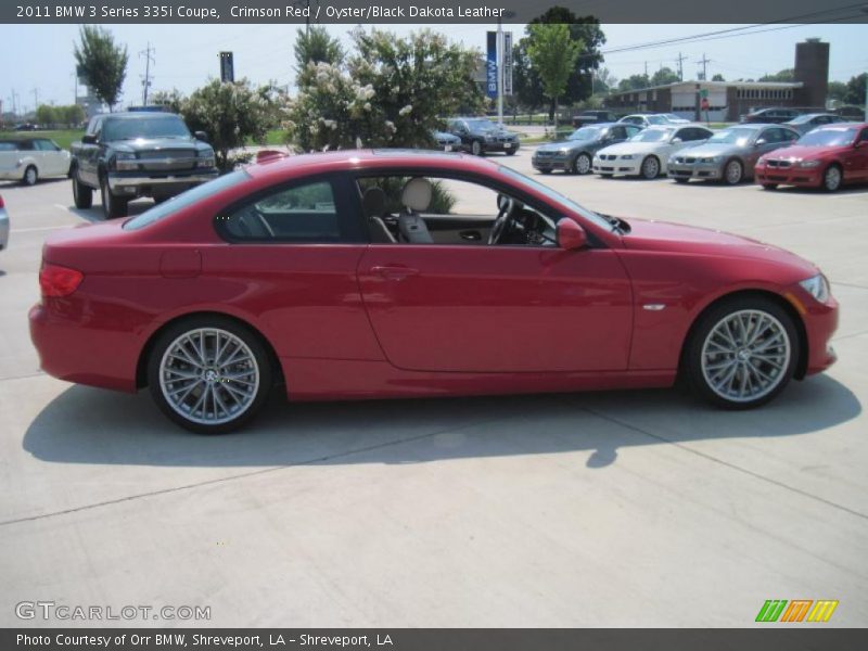 Crimson Red / Oyster/Black Dakota Leather 2011 BMW 3 Series 335i Coupe