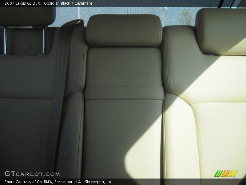 Obsidian Black / Cashmere 2007 Lexus GS 350