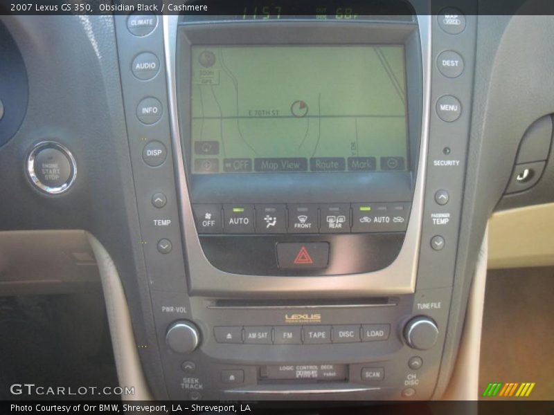 Obsidian Black / Cashmere 2007 Lexus GS 350