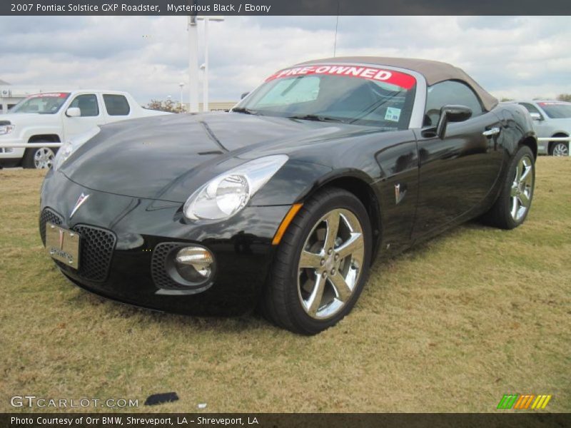  2007 Solstice GXP Roadster Mysterious Black