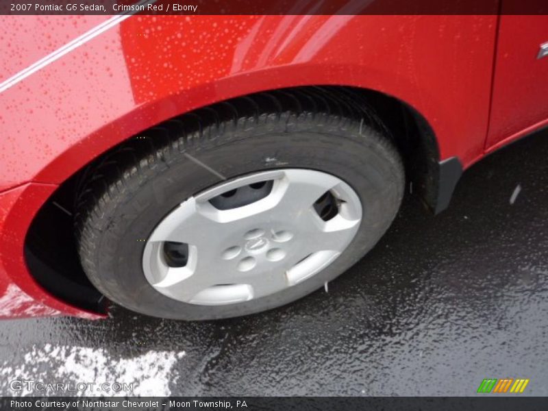 Crimson Red / Ebony 2007 Pontiac G6 Sedan