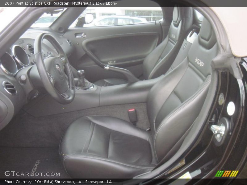  2007 Solstice GXP Roadster Ebony Interior