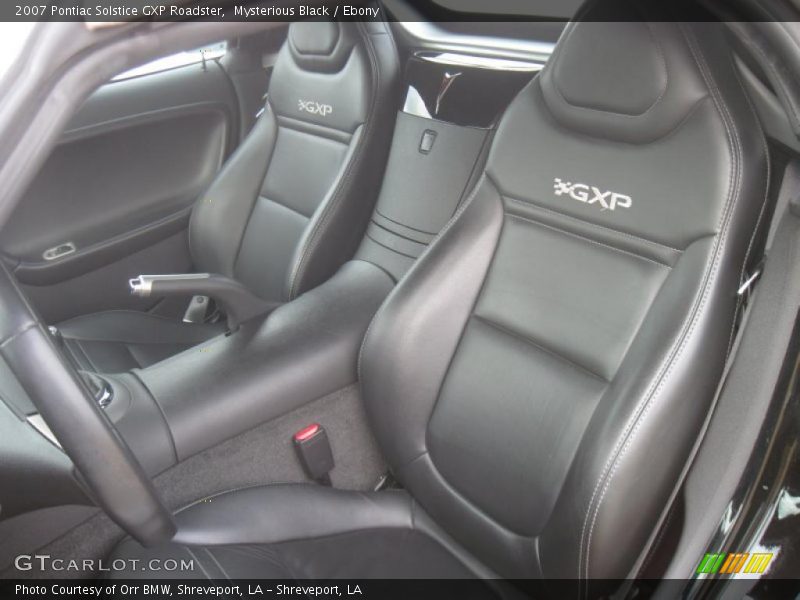  2007 Solstice GXP Roadster Ebony Interior