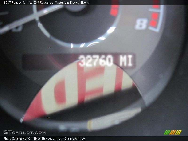 Mysterious Black / Ebony 2007 Pontiac Solstice GXP Roadster