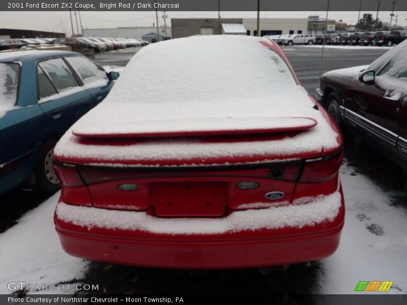 Bright Red / Dark Charcoal 2001 Ford Escort ZX2 Coupe