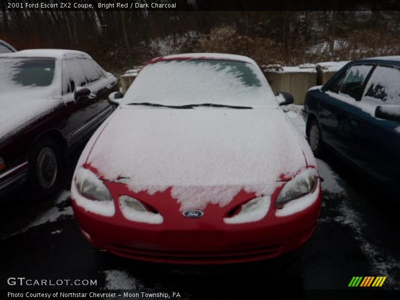 Bright Red / Dark Charcoal 2001 Ford Escort ZX2 Coupe