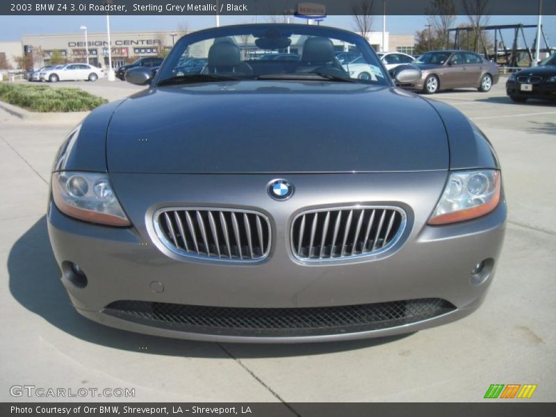Sterling Grey Metallic / Black 2003 BMW Z4 3.0i Roadster