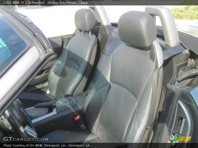 Sterling Grey Metallic / Black 2003 BMW Z4 3.0i Roadster