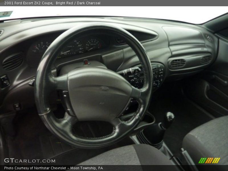 Bright Red / Dark Charcoal 2001 Ford Escort ZX2 Coupe