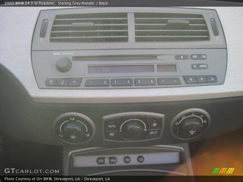 Sterling Grey Metallic / Black 2003 BMW Z4 3.0i Roadster