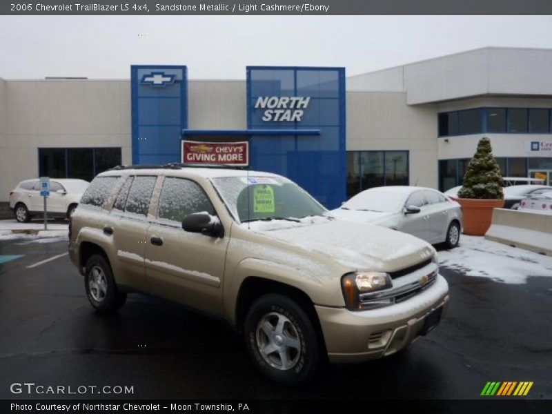 Sandstone Metallic / Light Cashmere/Ebony 2006 Chevrolet TrailBlazer LS 4x4