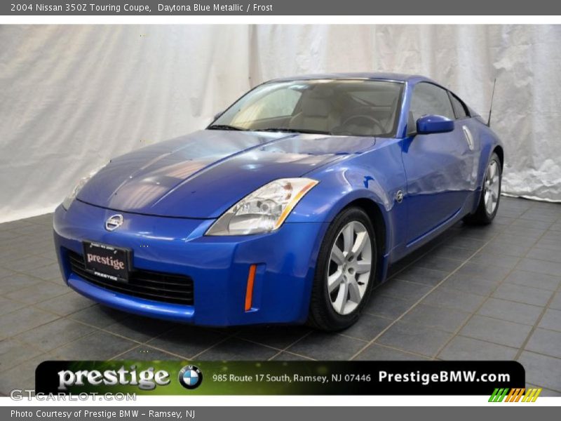 Daytona Blue Metallic / Frost 2004 Nissan 350Z Touring Coupe
