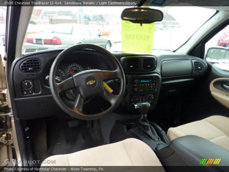 Sandstone Metallic / Light Cashmere/Ebony 2006 Chevrolet TrailBlazer LS 4x4