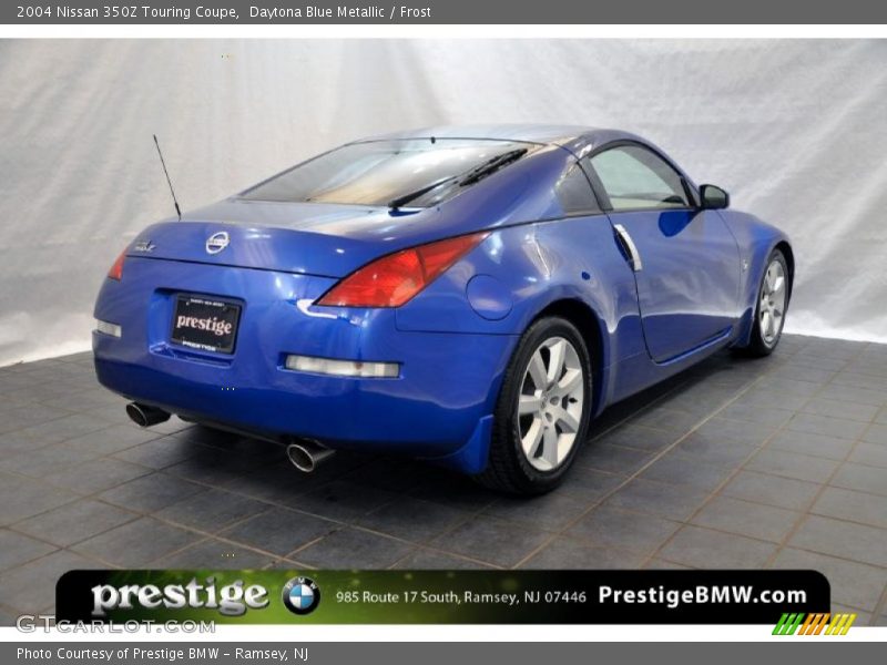 Daytona Blue Metallic / Frost 2004 Nissan 350Z Touring Coupe