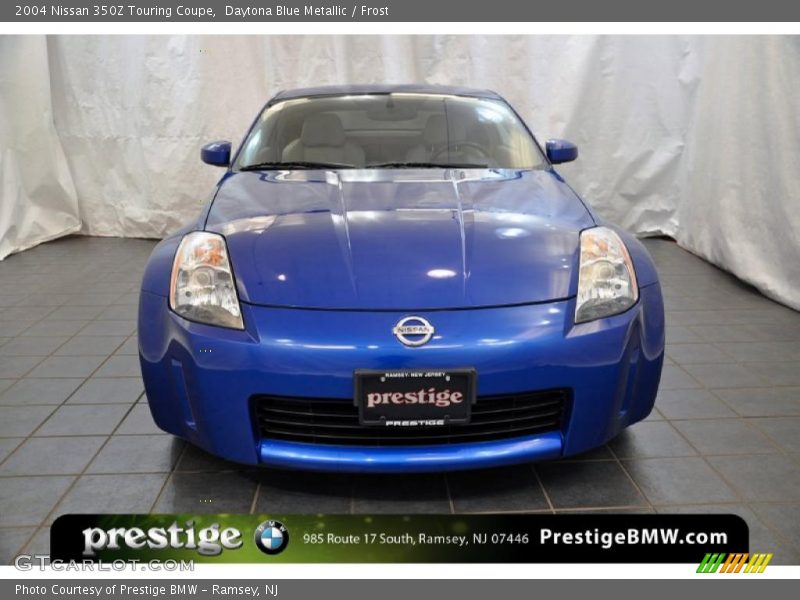 Daytona Blue Metallic / Frost 2004 Nissan 350Z Touring Coupe
