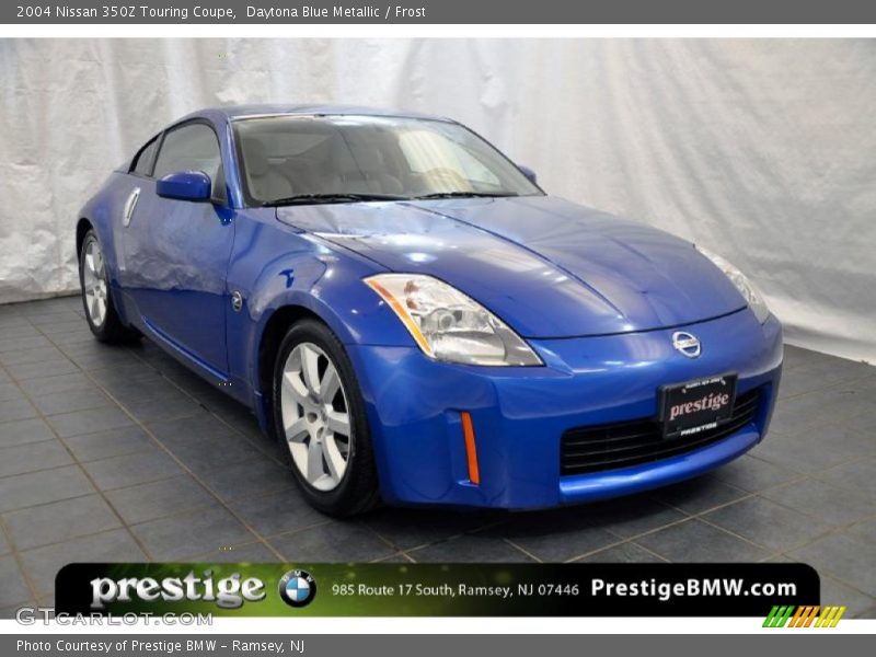 Daytona Blue Metallic / Frost 2004 Nissan 350Z Touring Coupe