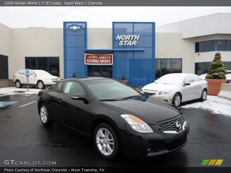 Super Black / Charcoal 2008 Nissan Altima 3.5 SE Coupe