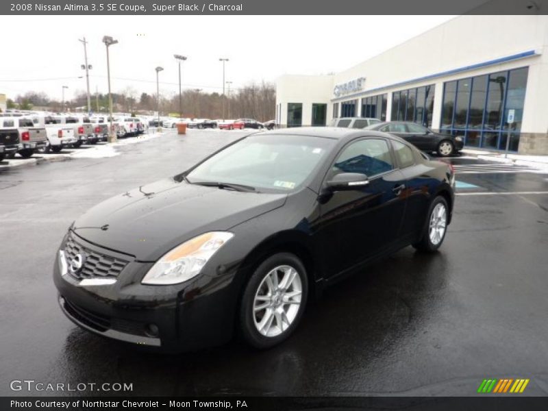 Super Black / Charcoal 2008 Nissan Altima 3.5 SE Coupe