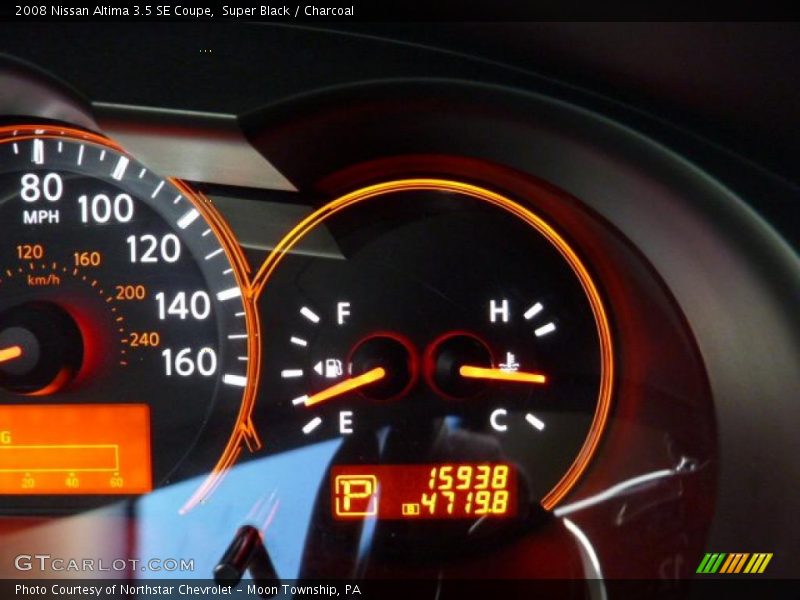 Super Black / Charcoal 2008 Nissan Altima 3.5 SE Coupe