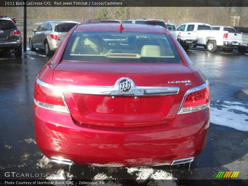 Red Jewel Tintcoat / Cocoa/Cashmere 2011 Buick LaCrosse CXS