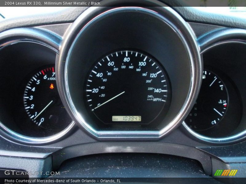 Millinnium Silver Metallic / Black 2004 Lexus RX 330