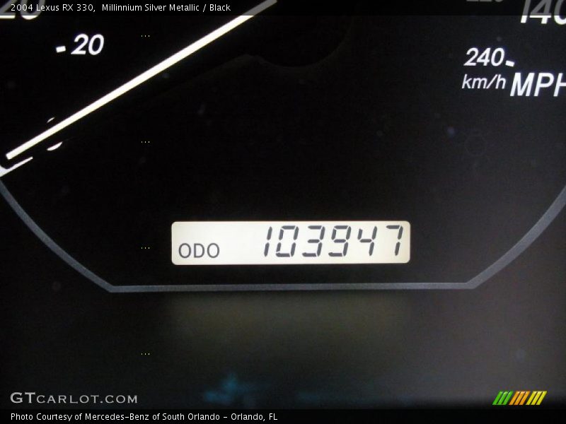 Millinnium Silver Metallic / Black 2004 Lexus RX 330
